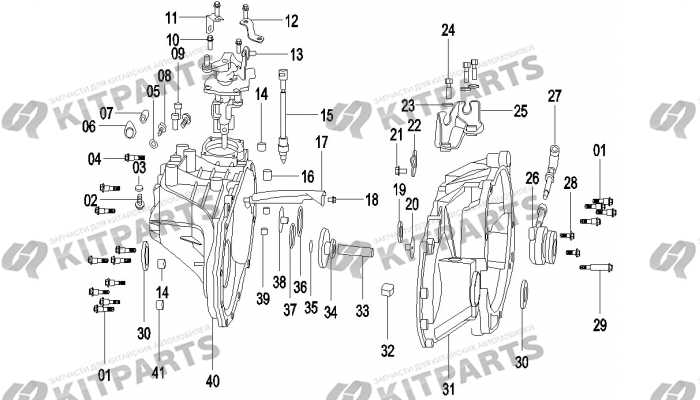 Корпус МКПП. Подшипник выжимной FAW Besturn X40