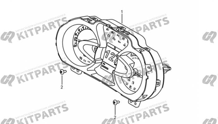 Комбинация приборов Dong Feng AX7