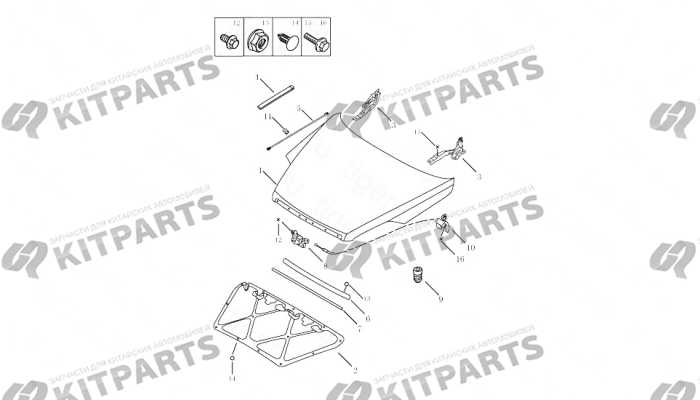 ENGINE HOOD Geely Emgrand X7