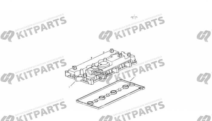 Клапанная крышка [JLE-4G18TD-B06] Geely Atlas