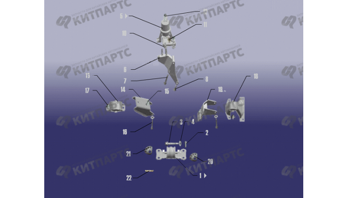 Крепление двигателя Chery Fora (A21)